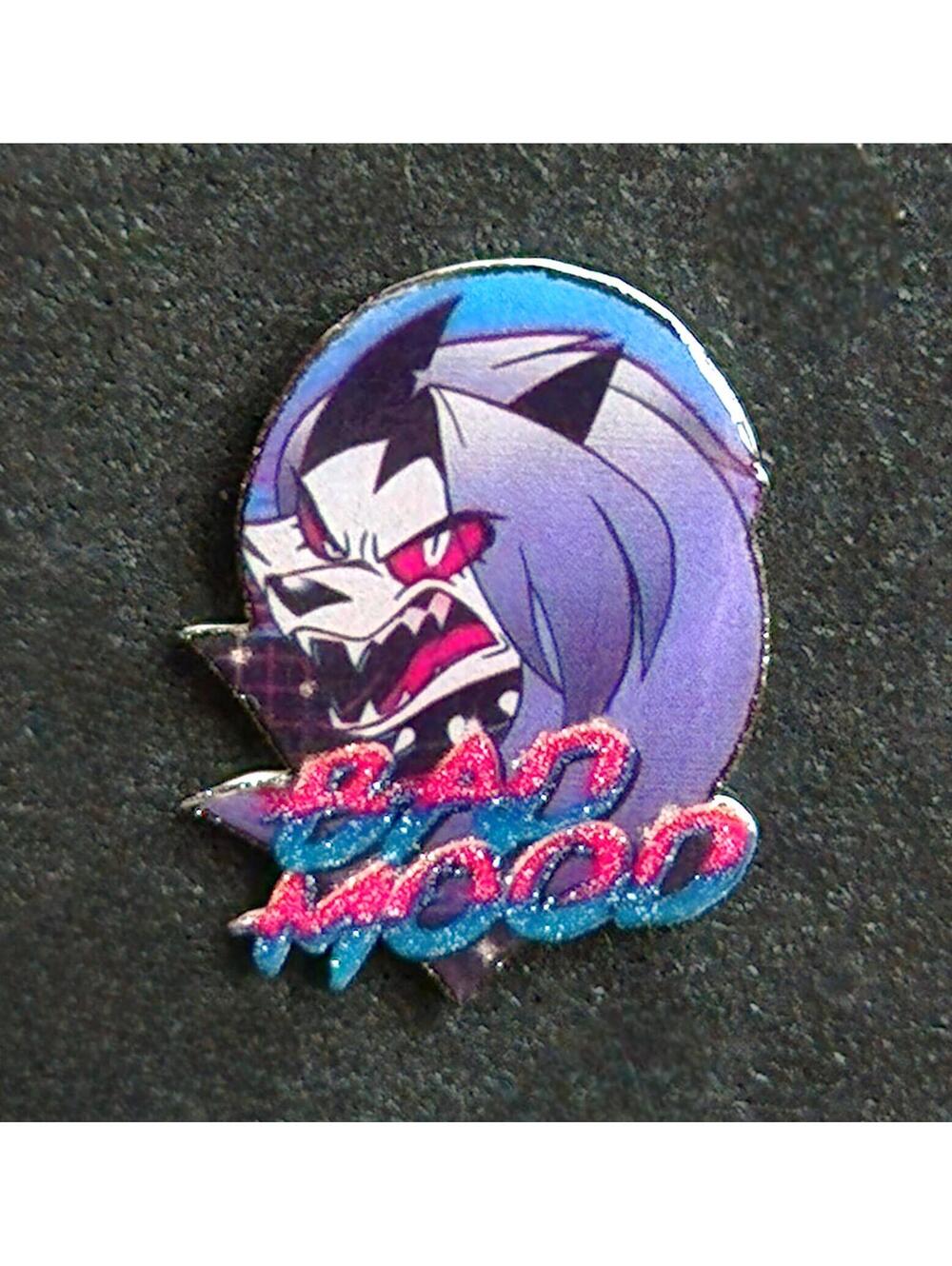 Loona glitter pin  - Helluva Boss